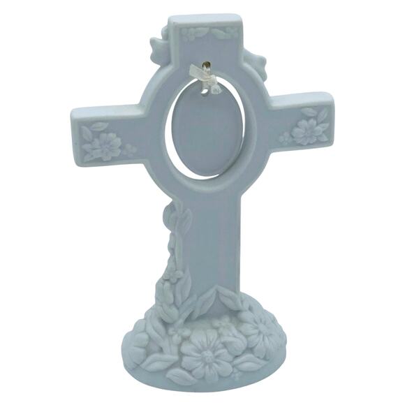 Musical Confirmation Day Cross In His Light Ceramic Butterfly Enesco POSSESSED - Picture 4 of 15